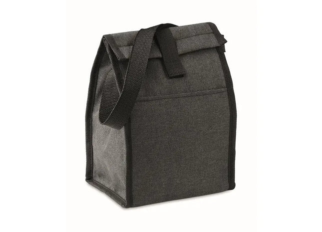 Moderne Lunch-Tasche Bobe aus 600D RPET, Schwarz TK Gruppe® Grosshandel 