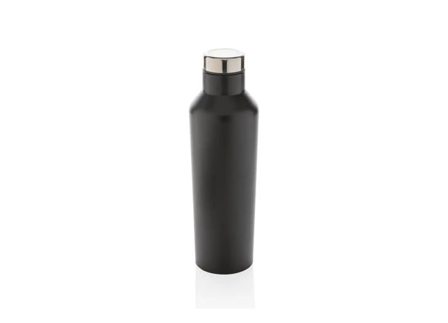 Moderne Schwarze Vakuum-Isolierte Edelstahlflasche, 500ml TK Gruppe® Grosshandel 