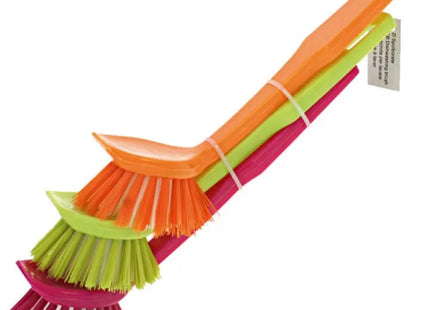 Moderne Spülbürsten in Trendfarben, 3er-Set, 18x3.5 cm, Vielseitig Einsetzbar TK Gruppe® Grosshandel 