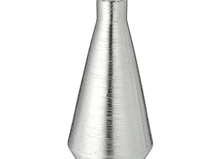 Moderne Vase in Mattsilber, Höhe ca. 28cm - Elegantes Wohnaccessoire TK Gruppe® Grosshandel 