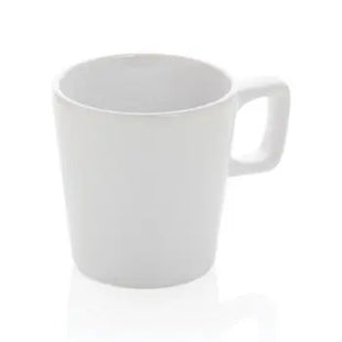 Moderne weiße Keramik-Kaffeetasse, elegantes Design, 300ml TK Gruppe® Grosshandel 