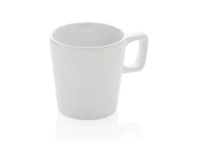Moderne weiße Keramik-Kaffeetasse, elegantes Design, 300ml TK Gruppe® Grosshandel 
