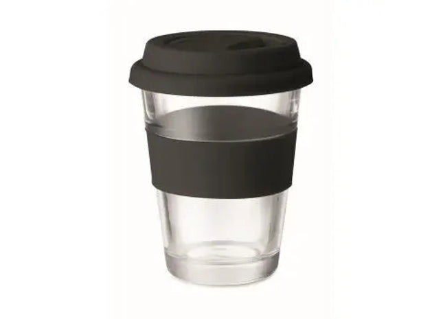 Moderner ASTOGLASS Becher, 350 ml – Elegantes Schwarz TK Gruppe® Grosshandel 
