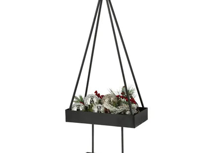 Moderner Dekoaufsteller in Schwarz, 88 cm hoch - Vielseitig und Stilvoll TK Gruppe® Grosshandel 