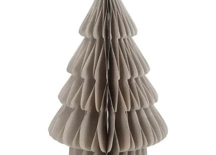 Moderner Honeycomb Tannenbaum in Grau, Mittelgroß, 30 cm, zum Aufstellen TK Gruppe® Grosshandel 