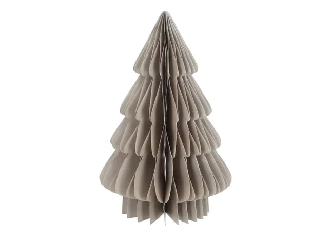 Moderner Honeycomb Tannenbaum in Grau, Mittelgroß, 30 cm, zum Aufstellen TK Gruppe® Grosshandel 