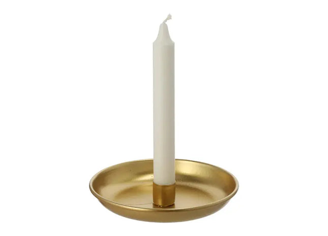 Modische Mittelgroße Goldene Schale mit Kerzenhalter, Ø 15cm TK Gruppe® Grosshandel 