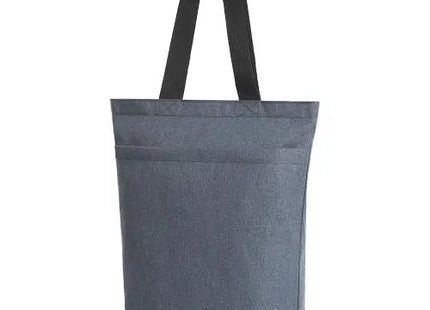 Modische Shopper-Tasche CIRCLE in Blau-Grau Meliert, geräumig & stilvoll TK Gruppe® Grosshandel 