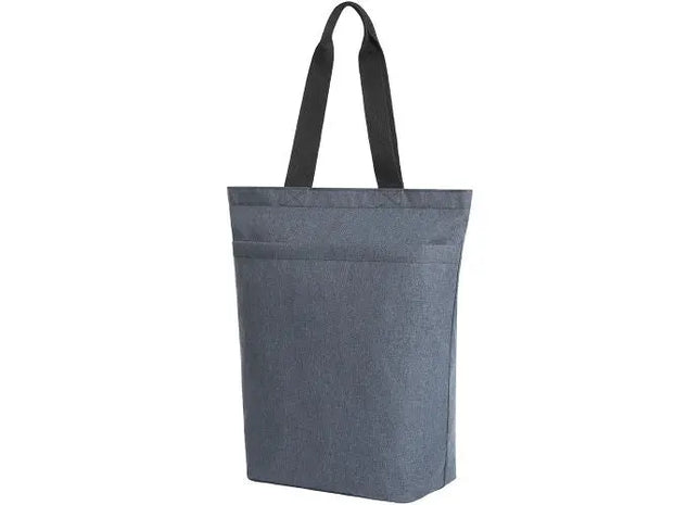 Modische Shopper-Tasche CIRCLE in Blau-Grau Meliert, geräumig & stilvoll TK Gruppe® Grosshandel 
