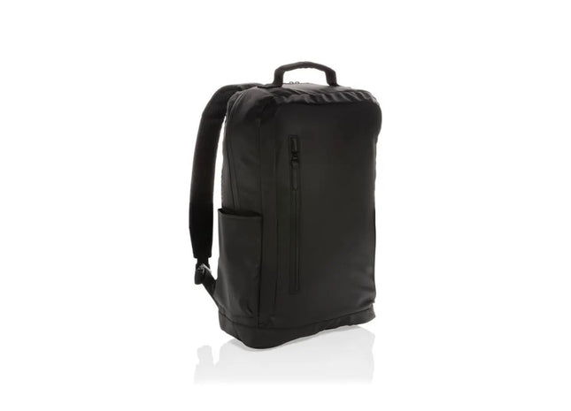 Modischer 15.6 Laptop-Rucksack, PVC-frei - Elegant & Funktional - Schwarz TK Gruppe® Grosshandel 