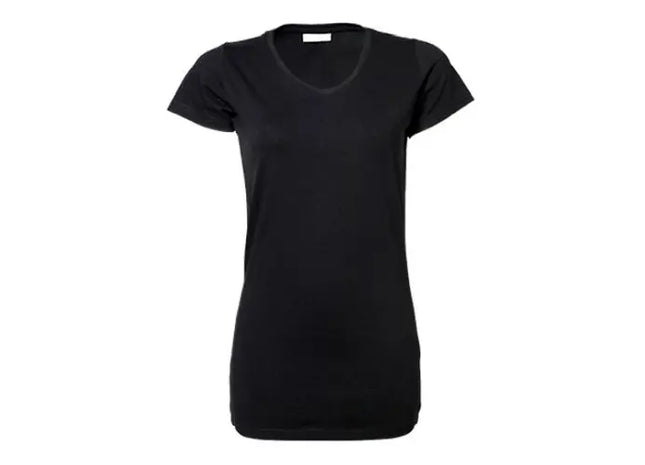 Modisches Damen Stretch-T-Shirt, extra lang, ideal für Layering TK Gruppe® Grosshandel 