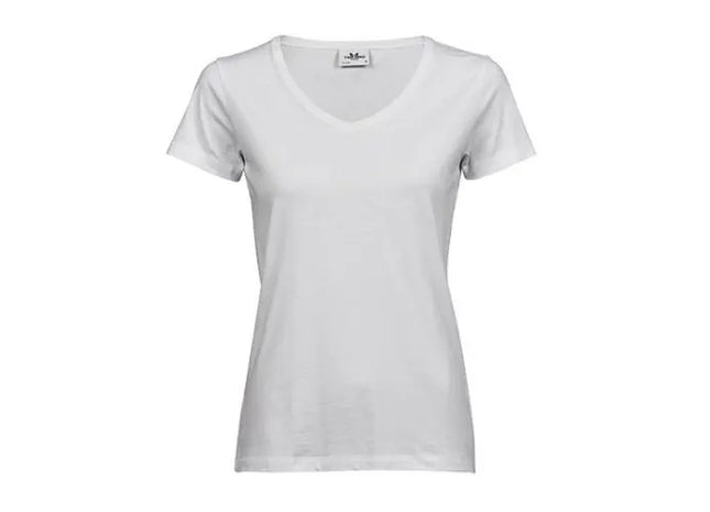 Modisches Damen V-Neck Luxus-T-Shirt, perfekt für elegante Outfits TK Gruppe® Grosshandel 