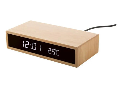 Molarm Wecker mit Kabelloser Ladestation - Natürliches Design, Multifunktional TK Gruppe® Grosshandel 