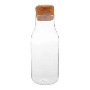 Molokai Wasserkaraffe - Transparente, natürliche Glaskaraffe für stilvolle Erfrischungen TK Gruppe® Grosshandel 
