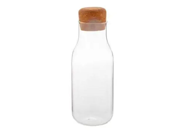 Molokai Wasserkaraffe - Transparente, natürliche Glaskaraffe für stilvolle Erfrischungen TK Gruppe® Grosshandel 
