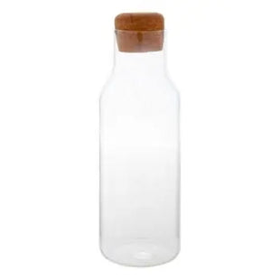 Molokai XL Wasserkaraffe - Transparente, natürliche Glaskaraffe, extra groß für stilvolle Erfrischungen TK Gruppe® Grosshandel 