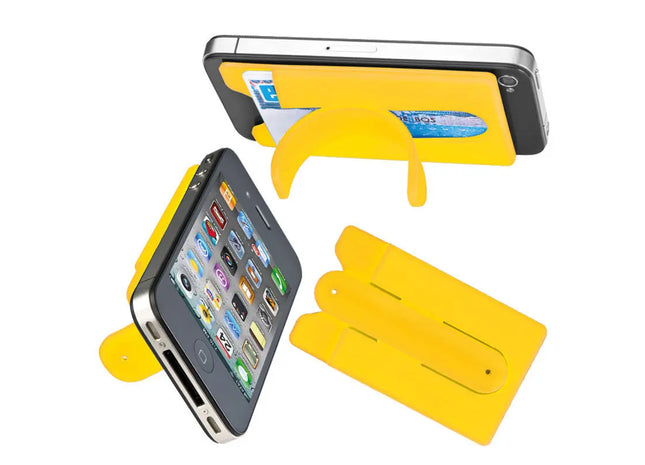 Monte Carlo Smartphone-Tasche mit Ständerfunktion - Leuchtend Gelb TK Gruppe® Grosshandel 