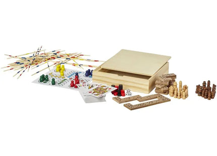 Monte-carlo Luxus-Brettspielset in Naturholz - Eleganz & Spielspaß vereint TK Gruppe® Grosshandel 