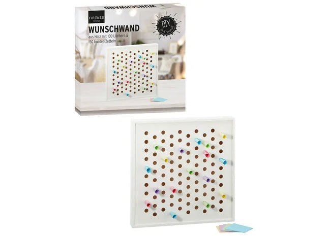 Motivationswand für Träume und Ziele, 36x36cm - Dekorative Visionstafel TK Gruppe® Grosshandel 