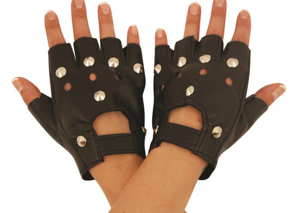 Motorradhandschuhe Schwarz – Robuste Biker-Handschuhe für Damen und Herren TK Gruppe® Grosshandel 