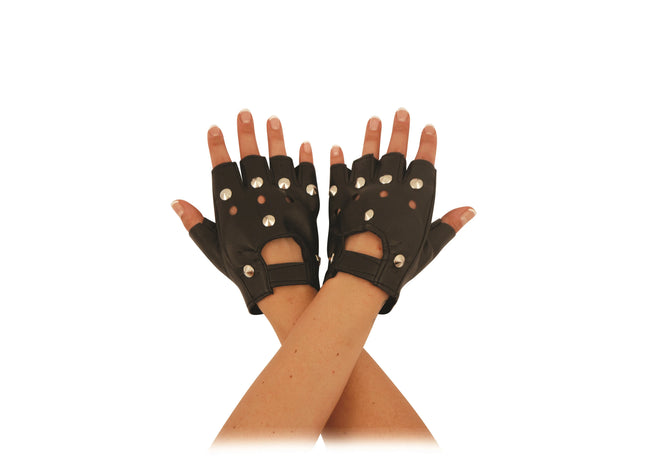 Motorradhandschuhe Schwarz – Robuste Biker-Handschuhe für Damen und Herren TK Gruppe® Grosshandel 