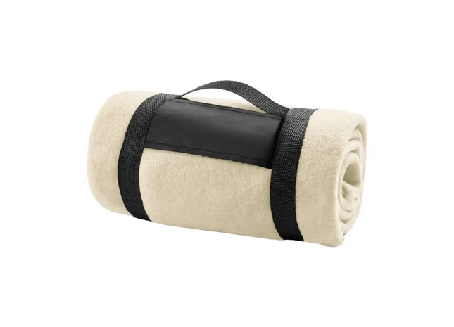 Mountain Fleecedecke - Bequeme beige Decke für gemütliche Stunden TK Gruppe® Grosshandel 
