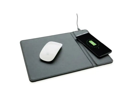 Mousepad mit 5W Wireless-Charging Funktion - Elegant Schwarz TK Gruppe® Grosshandel 