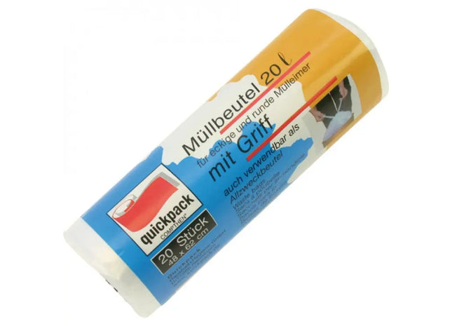 Müllsäcke 20l Rolle mit 20 Stück und Griff 10MY TK Gruppe® Grosshandel 