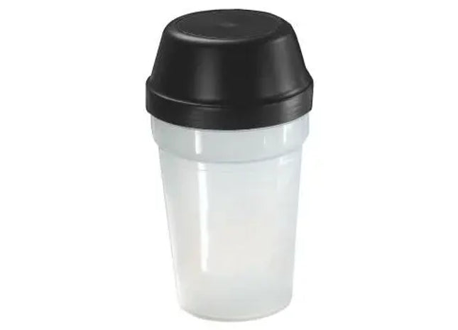 Multi Funktionsshaker 0,3 Liter - Transparent mit Schwarzem Deckel TK Gruppe® Grosshandel 