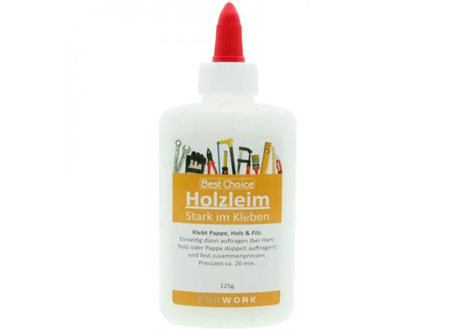 Multi-Surface Adhesive 125g Bottle - Bonds Wood, Felt, and Cardboard for Crafting and Repair TK Gruppe® Grosshandel 