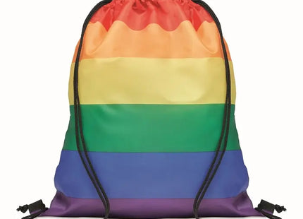 Multicolor Kordelzugbeutel RPET BOW - Umweltfreundlich und vielseitig einsetzbar TK Gruppe® Grosshandel 