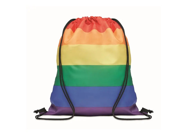 Multicolor Kordelzugbeutel RPET BOW - Umweltfreundlich und vielseitig einsetzbar TK Gruppe® Grosshandel 