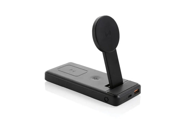 Multifunktionale Energie: Fenwick 10.000mAh 3-in-1 Powerbank aus RCS recyceltem ABS – Schwarz TK Gruppe® Grosshandel 