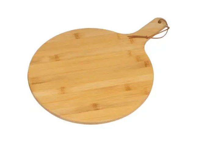 Multifunktionales Rundes Pizza- und Servierbrett, Beige - Robust & Stilvoll, 100 cm TK Gruppe® Grosshandel 