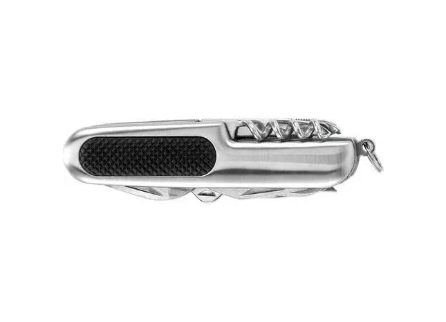 Multifunktionales Taschenmesser Carol, Edelstahl, Silber, Dauerhaft TK Gruppe® Grosshandel 