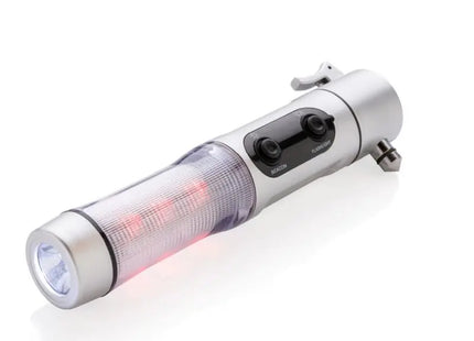 Multifunktions-Notfalllicht mit Hammer, Silber TK Gruppe® Grosshandel 