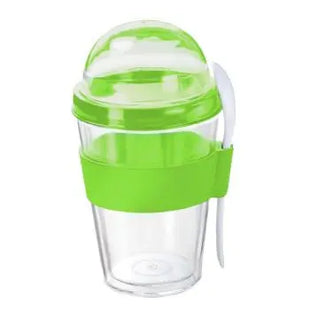Müslibecher Spoon, Transparent – Ideal für Unterwegs TK Gruppe® Grosshandel 