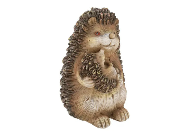 Mutter-Igel mit Baby, ca. 18cmH - Niedliche dekorative Figurine Set TK Gruppe® Grosshandel 