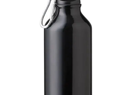 Myles Recycelte Aluminiumflasche, 400ml, Elegant Schwarz TK Gruppe® Grosshandel 