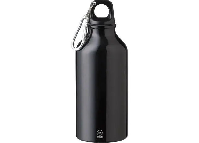 Myles Recycelte Aluminiumflasche, 400ml, Elegant Schwarz TK Gruppe® Grosshandel 
