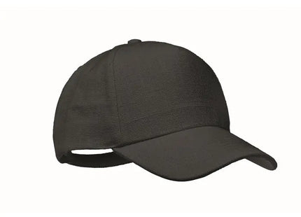NAIMA Schwarze Hanf Baseballkappe mit 5 Panele – Öko-Stilbewusst TK Gruppe® Grosshandel 