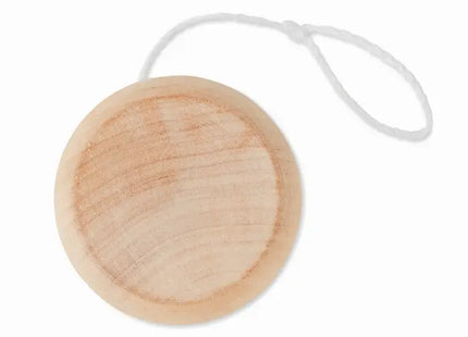 NATUS Holz-Jo-Jo, Robust & Natürlich, Ideal für Geschicklichkeitsspiele TK Gruppe® Grosshandel 