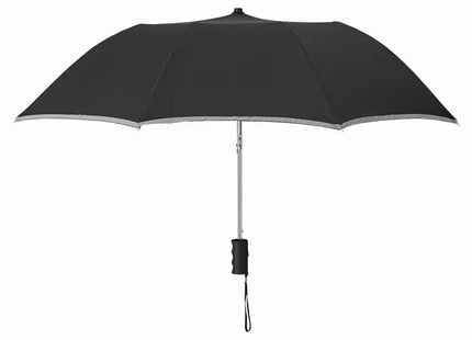 NEON Regenschirm 53cm in Schwarz - Stylischer Schutz vor Regen, Kompakt & Robust TK Gruppe® Grosshandel 