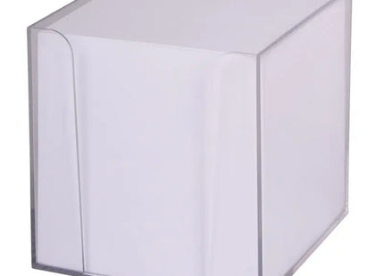 NEVER FORGET Zettelbox, Transparent – Klarer Organizer für Notizen TK Gruppe® Grosshandel 