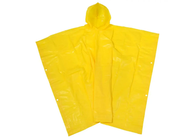 NEVER WET Ultra-wasserdichter Regenponcho in Gelb - Sicher & Sichtbar TK Gruppe® Grosshandel 