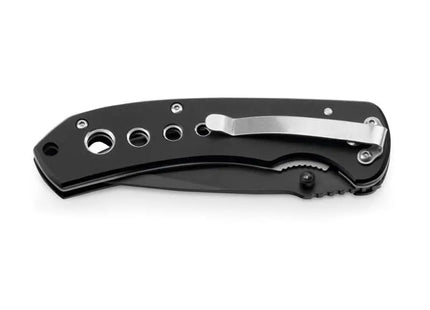 NINJA Kompaktes Taschenmesser, Edelstahl & Metall, Schwarz TK Gruppe® Grosshandel 