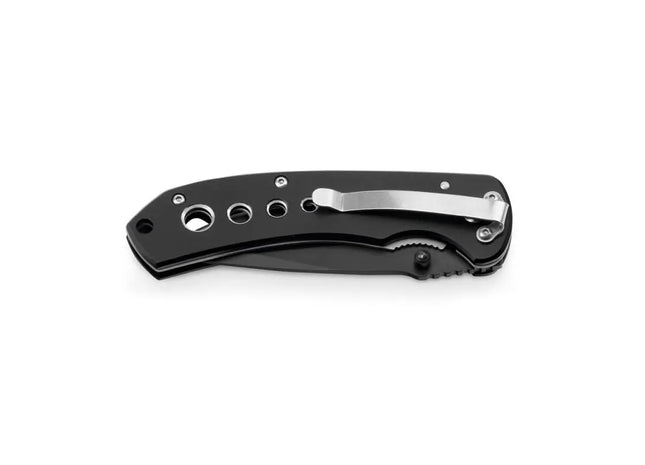 NINJA Kompaktes Taschenmesser, Edelstahl & Metall, Schwarz TK Gruppe® Grosshandel 