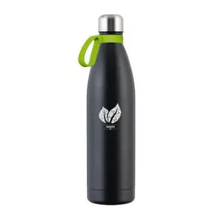 NIZZA XXL Thermosflasche, Isoliertrinkflasche 750ml - Schwarz & Silber TK Gruppe® Grosshandel 