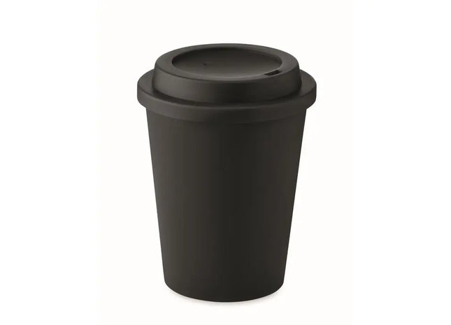NOLA 300 ml Doppelwandiger PP-Becher, Schwarz TK Gruppe® Grosshandel 