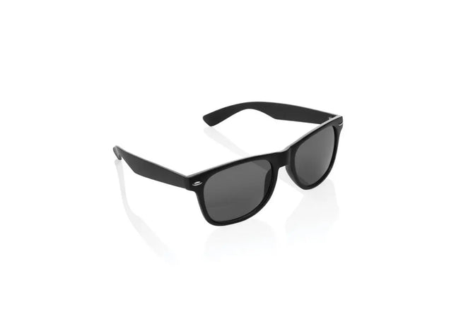 Nachhaltige Sonnenbrille aus GRS Recyceltem Kunststoff - Schwarz TK Gruppe® Grosshandel 